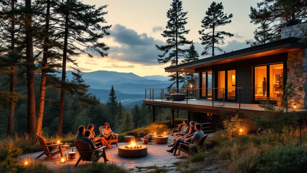 Catskills mountain landscape from The Graham & Co property