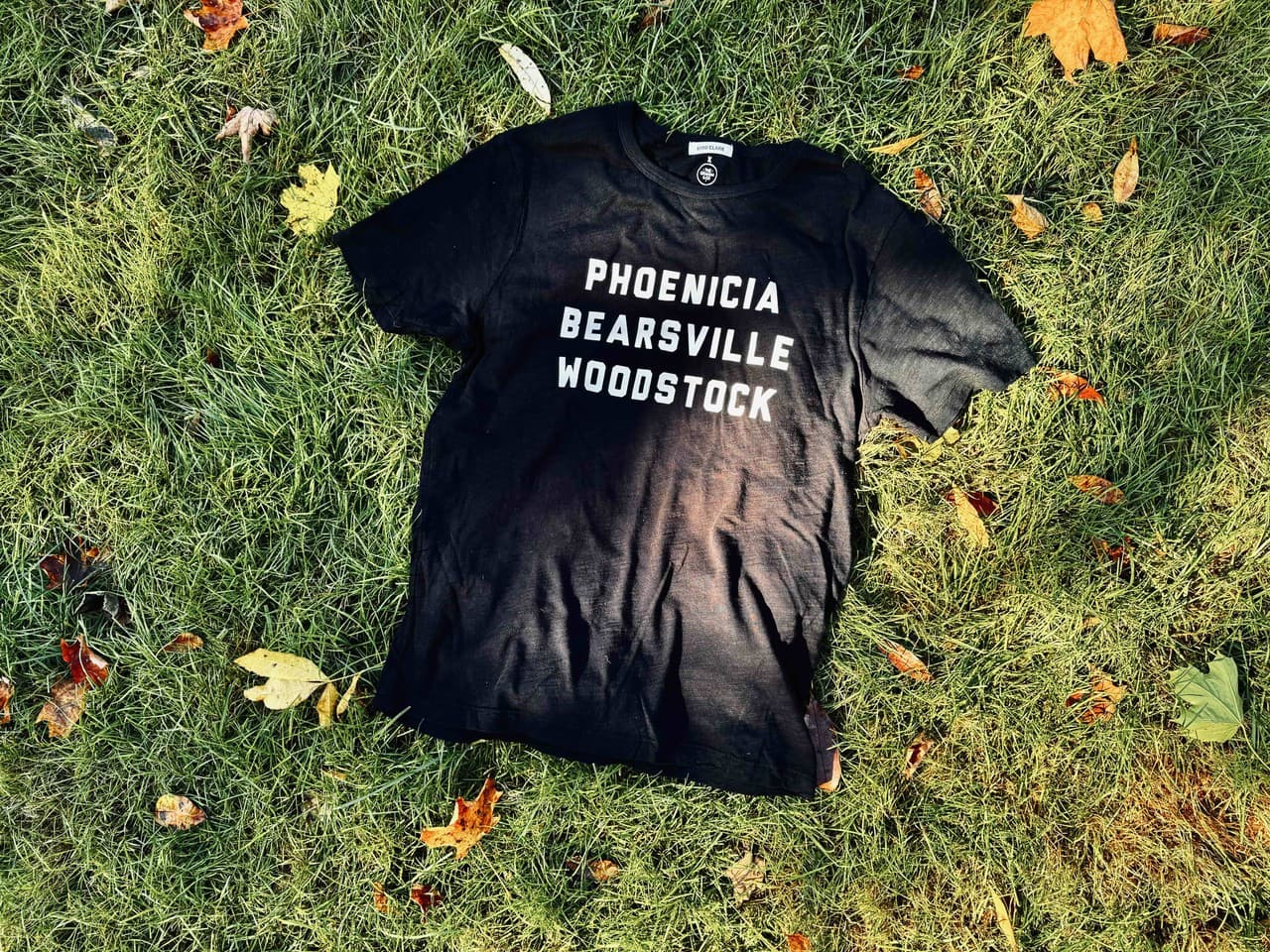 Phoenicia Bearsville Woodstock tee in black
